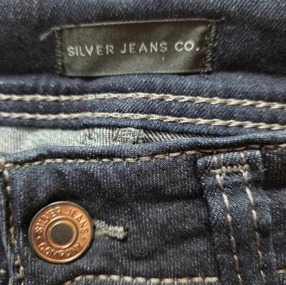 Silver Jeans Suki Curvy Fit Mid Rise Slim Boot Jeans 31x31 NWT - Picture 6 of 11